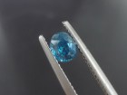 Mini Royal Blue Zircon Oval Gemstone For Sale Grade A Best Color Specimen. 