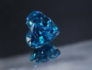 AAA grade best color wide heart shape blue zircon wide 6ct+ loose gemstone to buy for sale. 