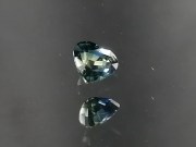 Green and Yellow to Blue Sapphire Heart Shaped from Chanthaburi Thailand. 