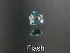 Green and Yellow to Blue Sapphire Heart Shaped from Chanthaburi Thailand. 