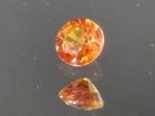 Natural Jacinth Zircon Round Cut, Vivid and Electric Orange Zircon from Cambodia