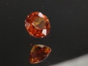 Natural Jacinth Zircon Round Cut, Vivid and Electric Orange Zircon from Cambodia