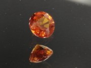 Natural Jacinth Zircon Round Cut, Vivid and Electric Orange Zircon from Cambodia