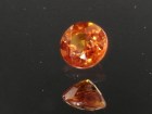Natural Jacinth Zircon Round Cut, Vivid and Electric Orange Zircon from Cambodia