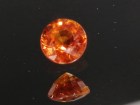 Natural Jacinth Zircon Round Cut, Vivid and Electric Orange Zircon from Cambodia