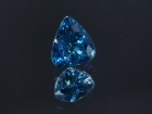 Exquisite and premium gemstone, top grade A large  9ct- blue Zircon pear to trillion shaped for Pendant. 
