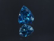 Exquisite and premium gemstone, top grade A large  9ct- blue Zircon pear to trillion shaped for Pendant. 