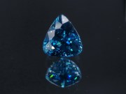 Exquisite and premium gemstone, top grade A large  9ct- blue Zircon pear to trillion shaped for Pendant. 