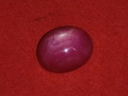 Large 6 pointed star natural star ruby cabochon by professional gemstones supplier