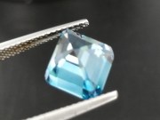 8ct Lozenge Grade B Good Blue Zircon from Cambodia