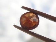 Fantastic vivid 3.32ct mandarin orange natural unheated Cambodian Zircon.