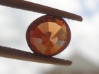 Fantastic vivid 3.32ct mandarin orange natural unheated Cambodian Zircon.