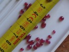 Ruby Cabochons: Red to Pink, Small and Tiny, Oval and Round