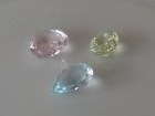 Colourful pastel pink yellow and blue Beryl set