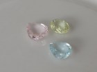 Colourful pastel pink yellow and blue Beryl set