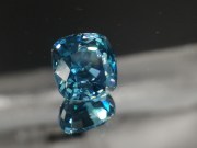 Quality B grade color Starlite / blue Zircon cushion for professional jewelry