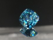 Quality B grade color Starlite / blue Zircon cushion for professional jewelry