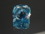 Quality B grade color Starlite / blue Zircon cushion for professional jewelry