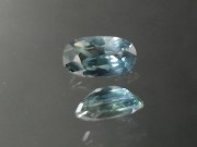 Good value for money blue Sapphire, pale / pastel blue cushion shape Sapphire from Madagascar, affordable supply for jewelry designer / creator