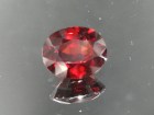 Deep Red Pailin Pyrope Garnet 8.20ct Wide Oval to Cushion Cut used for magnetic healing jewelry