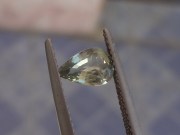 Good value for money Sapphire, pale green pear shape Sapphire from Madagascar 