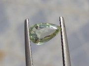 Cheap and Affordable Sapphire, pale pastel yellow pear shape Sapphire from Madagascar 