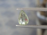 Cheap and Affordable Sapphire, pale pastel yellow pear shape Sapphire from Madagascar 