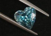 Pastel blue wide heart shape blue zircon wide 6ct+ loose gemstone to buy for best value affordable pendant jewelry