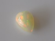 3ct Colourful African Opal with a Perfect Pear Shape