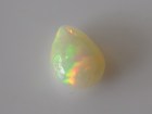 3ct Colourful African Opal with a Perfect Pear Shape
