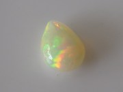 3ct Colourful African Opal with a Perfect Pear Shape