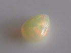 3ct Colourful African Opal with a Perfect Pear Shape