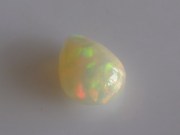 3ct Colourful African Opal with a Perfect Pear Shape