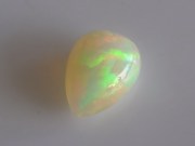 3ct Colourful African Opal with a Perfect Pear Shape