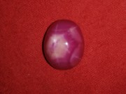 Perfect 6 pointed star natural star ruby cabochon for pendant or ring jewelry