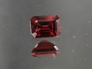 High Quality Pigeon Blood Red Garnet (rectangular trimmed baguette)