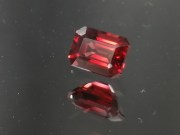 High Quality Pigeon Blood Red Garnet (rectangular trimmed baguette)