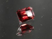 High Quality Pigeon Blood Red Garnet (rectangular trimmed baguette)