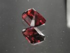 High Quality Pigeon Blood Red Garnet (rectangular trimmed baguette)