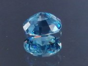 Wide and large Blue Zircon from Cambodia for Sale with great peacock blue colour. This Zircon is completely spotless, perfectly clean (FL) and cut in a Cushion shape. 