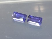 Affordable Purple Iolite Gemstones Pair