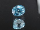 Buy excellent oval B-grade sky blue Zircon from Cambodia 3.5ct