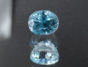 Buy excellent oval B-grade sky blue Zircon from Cambodia 3.5ct