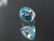 Buy excellent oval B-grade sky blue Zircon from Cambodia 3.5ct