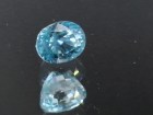 Buy excellent oval B-grade sky blue Zircon from Cambodia 3.5ct