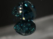 Rare blue AAA color grade best possible blue color for natural blue Zircon pear / drop shape