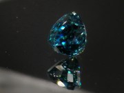 Rare blue AAA color grade best possible blue color for natural blue Zircon pear / drop shape