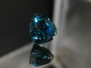 Rare blue AAA color grade best possible blue color for natural blue Zircon pear / drop shape