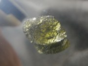 Top Grade Olive Green Moldavite Crystal Specimen from Czech Republic