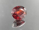 Deep Red Pailin Pyrope Garnet 8.20ct Wide Oval to Cushion Cut used for magnetic healing jewelry
